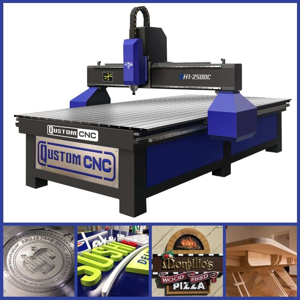 Router CNC H1-2500C | Qustom CNC Internacional - Qustom CNC México